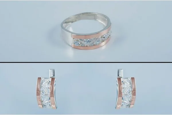 Серебряный гарнитур арт170