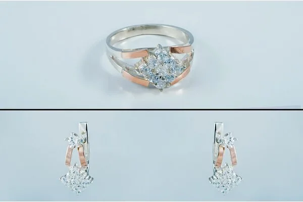 Серебряный гарнитур арт182