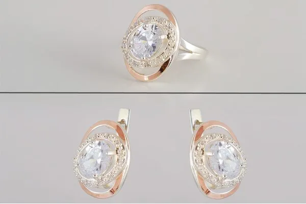 Серебряный гарнитур арт184