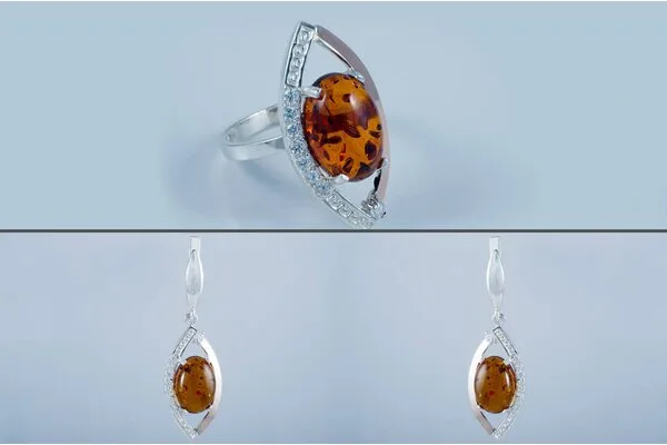 Серебряный гарнитур арт192