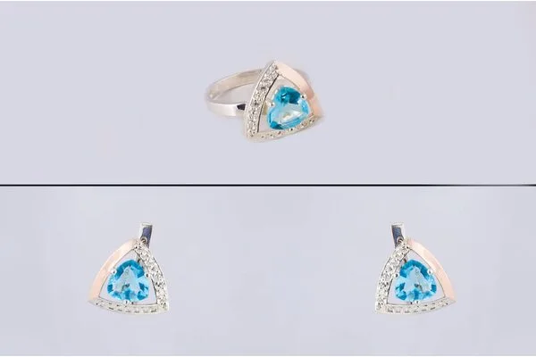 Серебряный гарнитур арт250