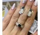 Серебряный гарнитур арт129