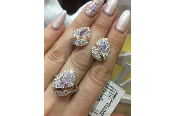 Серебряный гарнитур арт233