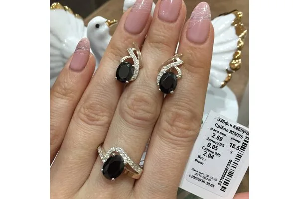 Серебряный гарнитур арт335