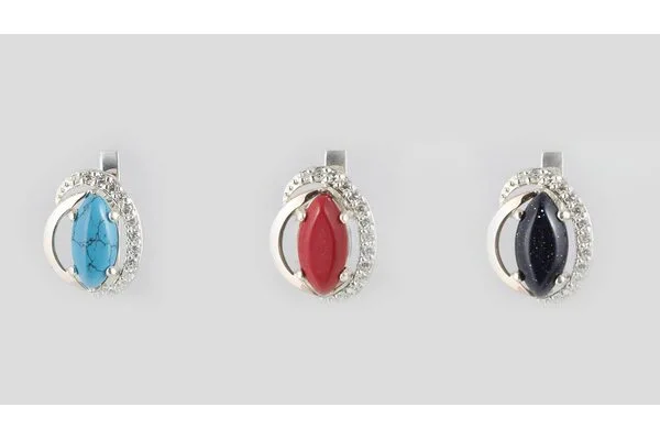 Серебряные сережки арт254